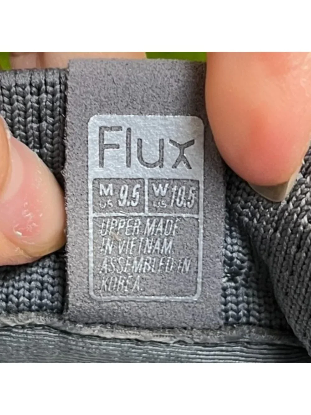 Flux Footwear Adapt Trainer Gray Gum Mens Size 9.5 Athletic Knit Shoes Sneakers - Picture 9 of 10